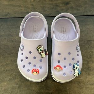 Toddler purple crocs size 10 💜